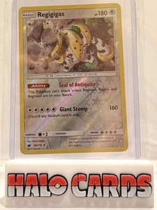 PACK FRESH Regigigas 84/111 2017 Crimson Invasion Pokemon Card Holo Rare HF - Picture 1 of 2