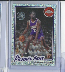 Rasheer Fleming 2025-26 Topps Chrome 45° anniversario Mojo RC #TC-RF - Suns - Foto 1 di 2