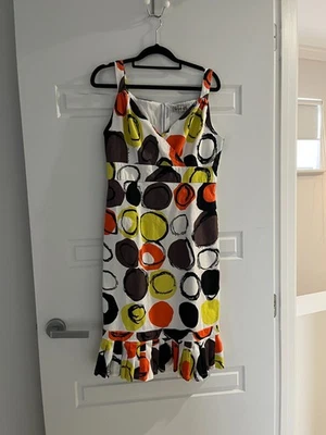 Person-Elle Colorblock Cotton Dress - Size 10 - 5+ items free AU Post - Image 1 of 4