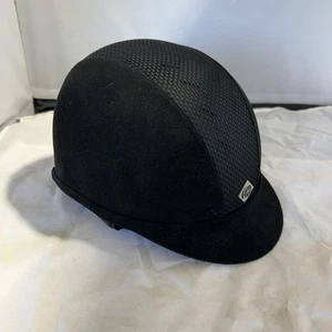Horse Riding Helmet Equestrian Charles Owen Black AYR8 Size 6-5/8 - 54cm - Picture 1 of 5