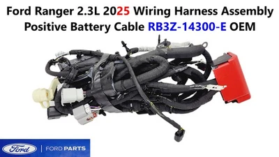 Cabo de bateria positivo conjunto de chicote de fios Ford Ranger 2.3L 2025 RB3Z14300E - Imagem 1 de 4