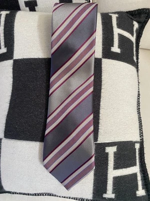 Zegna Italy Silk Tie NWT/Retail $175 3.5" wide X 59" length - Image 1 of 3