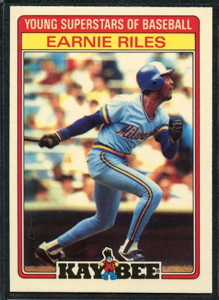 1986 Topps/KayBee Young Superstars Of Baseball - #26 - Earnie Riles - Brewers - Image 1 of 1