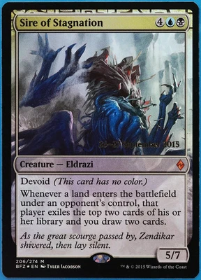 Sire of Stagnation (Prerelease) FOIL Battle for Zendikar Promos NM (507890) - Image 1 of 2