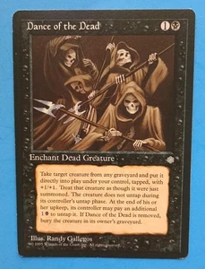 Magic the Gathering MTG Ice Age DANCE OF THE DEAD  LP/EX  U 1995 Nice! - Picture 1 of 4