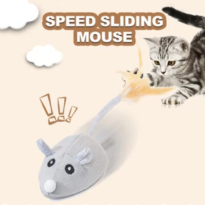 Rechargeable Cat Interactive Toy Catch Mouse Chase Interactive Cat Teaser Toy - Picture 1 of 13
