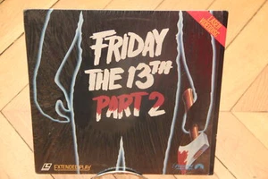Friday 13th Part 2 1981 Laserdisc LD NTSC Horror No disc Wall Art - Afbeelding 1 van 1