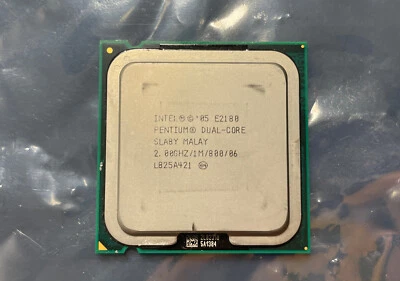 Intel Dual Core Processor 2.0 GHz 1M Cache 800 Mhz FSB CPU E2180 LGA 775 SLA8Y  - Image 1 of 3