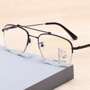 Flexible Pilot Progressive Transition Lesebrille biegbar Memory Titan - Bild 1 von 17