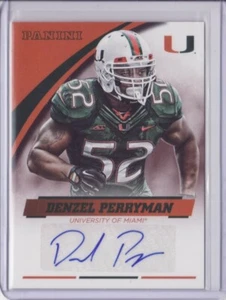 2015 Panini Collegiate Miami Autogramm Denzel Perryman Autogramm - flach S/H - Bild 1 von 1