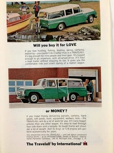 1964 International Harvester Travelall Truck Print Ad - Picture 1 of 2