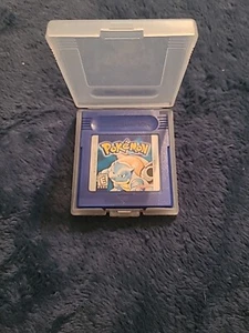 Pokemon Blue Version Nintendo Gameboy Authentic Game Tested & Works Great Saves. - Picture 1 of 7