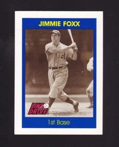 1991 Line Drive Jimmie Foxx #44 Philadelphia Athletics - Picture 1 of 2
