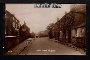 Higham on the Hill, Main Street - cerca de Hinckley - postal fotográfica real - Imagen 1 de 1