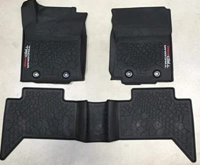 Tacoma OEM Floor Liners All-Weather TRD Pro Double Cab ATM PT908-35200-02 - Image 1 of 3