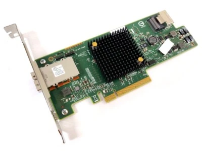 LSI 9207-4i4e 6G PCIe x8 3.0 Used SAS SATA HBA IT Mode FreeNas Avago  - Image 1 of 4