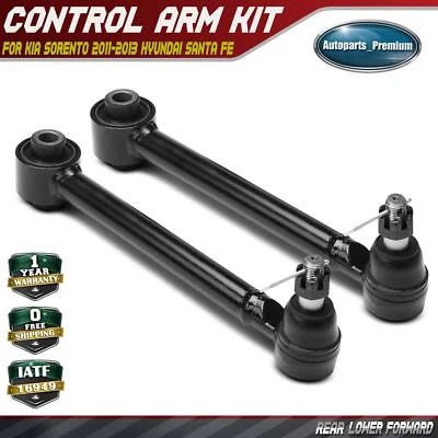 2Pcs Rear Lower Forward Lateral Arm for Kia Sorento 2011-2013 Hyundai Santa Fe - Image 1 of 4