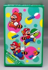 unused 1989 Japanese NINTENDO Super MARIO BROS King Size Trump PLAYING CARDS !!! - Picture 1 of 6