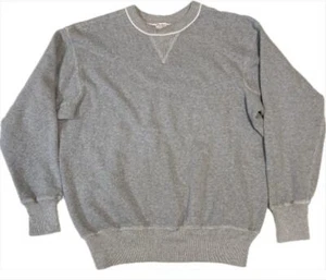 Warehouse Sweatshirt Gray Cotton Size 44 Used From Japan - Picture 1 of 9