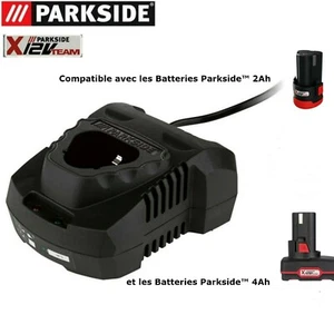 Chargeur Batterie 12 V Compatible Batteries 2Ah ou 4Ah Parkside / 12V Charger A - Imagen 1 de 4