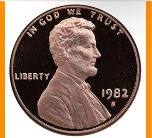 1982-S San Francisco Lincoln Memorial Cent (UNCIRCULATED) Proof - Bild 1 von 3