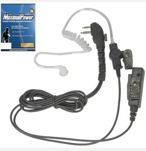 MaximalPower Radio PTT Headset Replacement for Hytera PD502 PD550 PD562 TD562 - Picture 1 of 3
