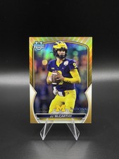 2023 Bowman Chrome University National Convention JJ J.J. McCarthy GOLD RC #/50