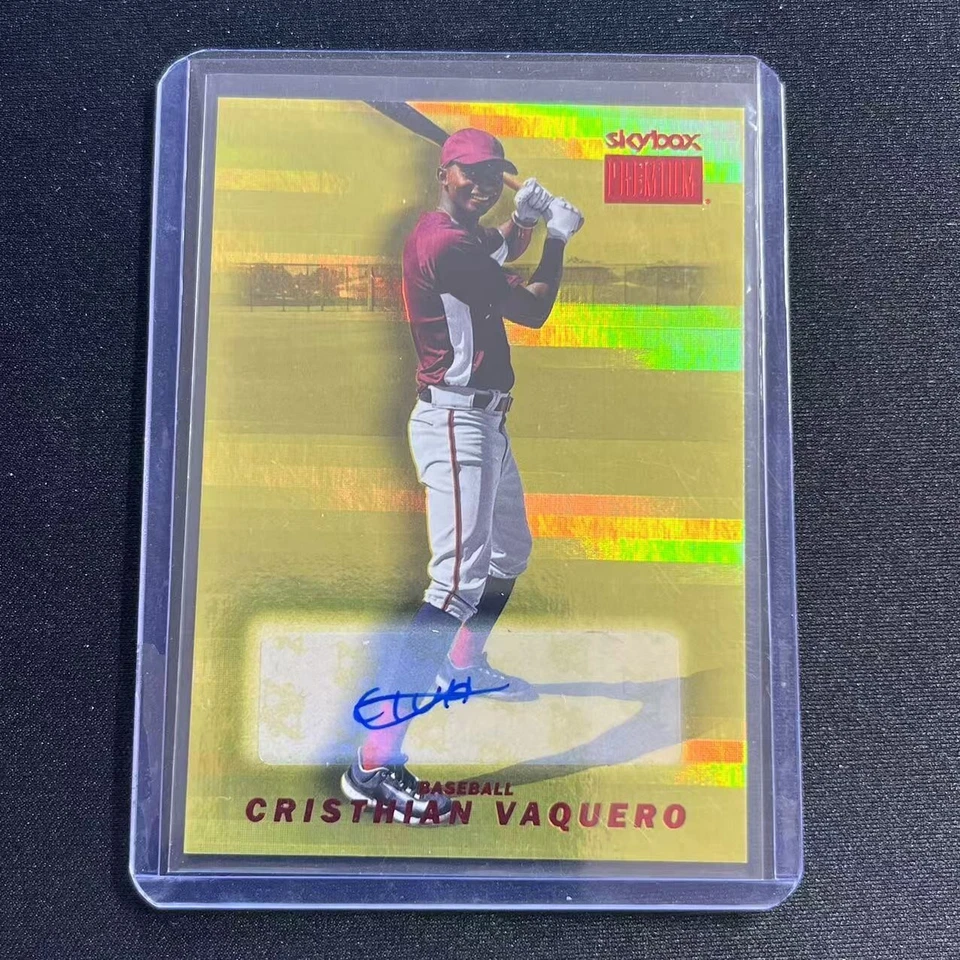 🐭2023 SKYBOX METAL UNIVERSE CHAMPIONS Retro Star Rubies Auto CRISTHIAN VAQUERO - Image 1 of 1