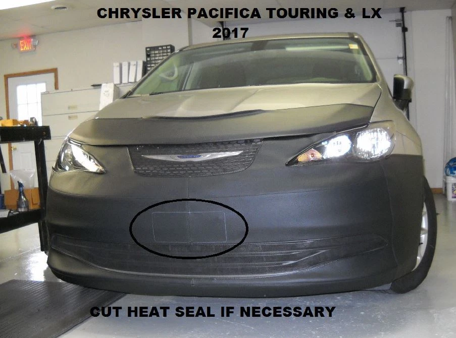 Sujetador con cubierta de máscara frontal Lebra para Chrysler Pacifica L LX 2017-2019 y Touring Foto 1 de 1