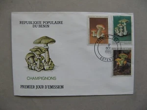 BENIN, cover FDC 1985, mushrooms - Picture 1 of 1