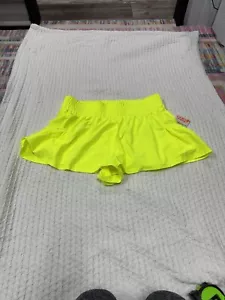 Free People Movement Get Your Flirt On Shortssie Iluminador Amarillo Neón Talla L Nuevo con Etiquetas - Imagen 1 de 11