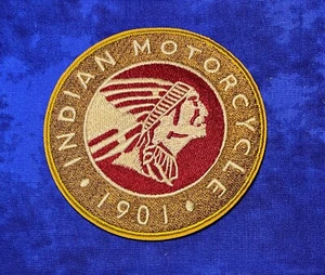 INDISCHES MOTORRAD INDISCHER HEAD BIKER PATCHES GROSSHANDEL MENGE 5 - Bild 1 von 3