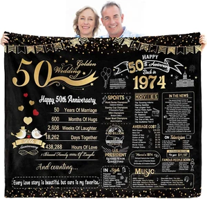 50Th Anniversary Wedding Gift 50Th Wedding for Her 50 Year Anniversary - Picture 1 of 12
