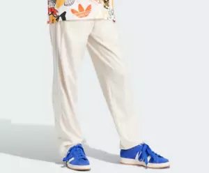 NEW MENS ADIDAS ORIGINALS ADIBREAK BUTTON TRACK PANTS ~SIZE XL IM8217 WHITE - Picture 1 of 6
