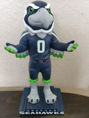 NEW Seattle Seahawks NFL Mascot Totem Statue Cover