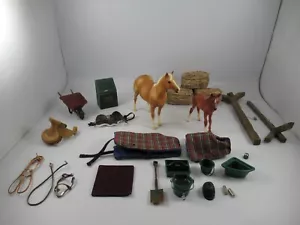 American Girl Glitter And Glitz Mare Horse And Accessory Lot - Picture 1 of 17