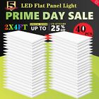 LED 2×4 Drop-in Ceiling Panels – Edge Lit Flat Panels Lighting, 0-10V Dimmable