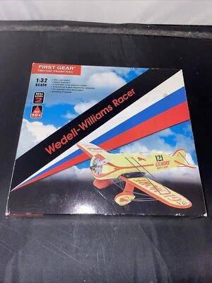 First Gear Diecast Metal Model Airplane Wedell-Williams Racer 1:32 Scale Kit - Image 1 of 2