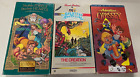 3 Cartoon VHS Lot Adventures in Odyssey Stolen Jewel Hanna Barbera The Creation