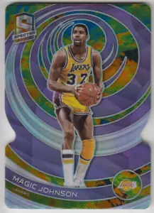 2022-23 Panini Spectra Lakers Magic Johnson #144 troquelado universal Prizm 5/8 SSP - Imagen 1 de 2