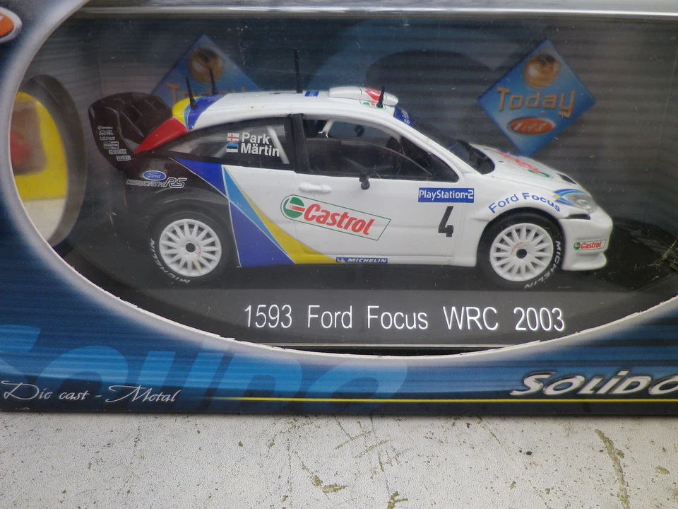 SOLIDO RACING FORD FOCUS WRC RALLYE 2003 n° 1593 état Neuf en boite - Photo 1/1
