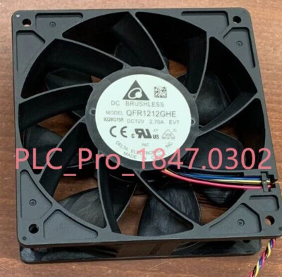1PCS NEW Delta QFR1212GHE High Speed GPU Cooling Fan 120X120X38mm DC 12V 2.7A  - Image 1 of 4