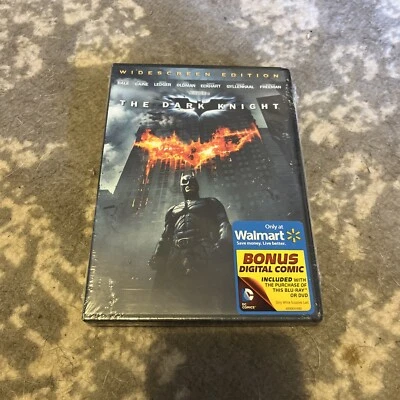 The Dark Knight (DVD, 2008), With Bonus Digital Comic New Sealed Bale, Nolan - Image 1 of 2