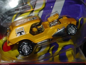 TOY ZONE TOM DANIEL ICE T HOT ROD COLLECTIBLE MUSCLE 1:43 -Yellow, MIP - Picture 1 of 3