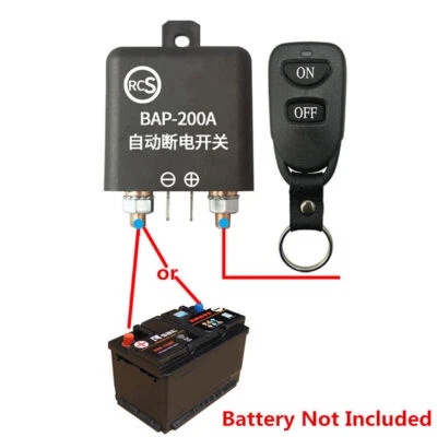 Умный светодиодный реле беспроводной автомобильный аккумулятор 12 В главный выключатель питания универсальный комплект - Изображение 1 из 4