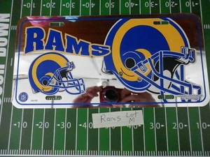 St. Louis Rams license plate vintage new vtg NFL 1997 1990's Lot M - Picture 1 of 8