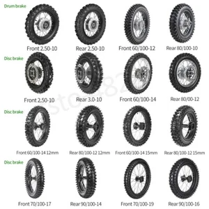 10 Zoll/12 Zoll/14 Zoll/16 Zoll/17 Zoll/19 Zoll Felgenrad Reifen für chinesische Pitpro Dirt Trail Bike - Bild 1 von 54
