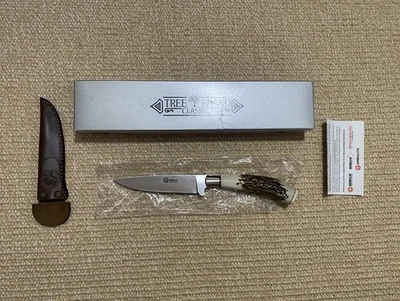 Boker Gaucho 6 Stag Handle Hunting Sheath Knife Made In Argentina - Image 1 of 4