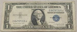 UNITED STATES OF AMERICA 🇺🇸 ONE (1) DOLLAR SILVER CERTIFICATE BANKNOTE 1935 G - Picture 1 of 2
