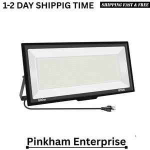 800W LED Flood Light Outdoor, 6000K 80000LM Daylight White Security Lights Ou... - Picture 1 of 7